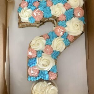Gender Reveal Cookie Cakes