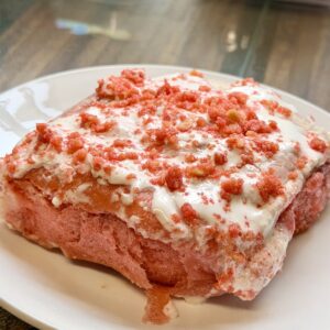 Giant Strawberry Crunch Scrolls