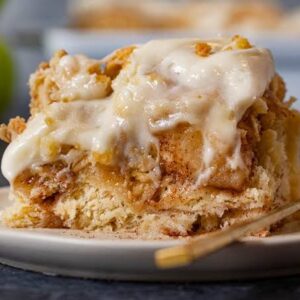 Apple Crisp Scroll (Cinnamon Roll)